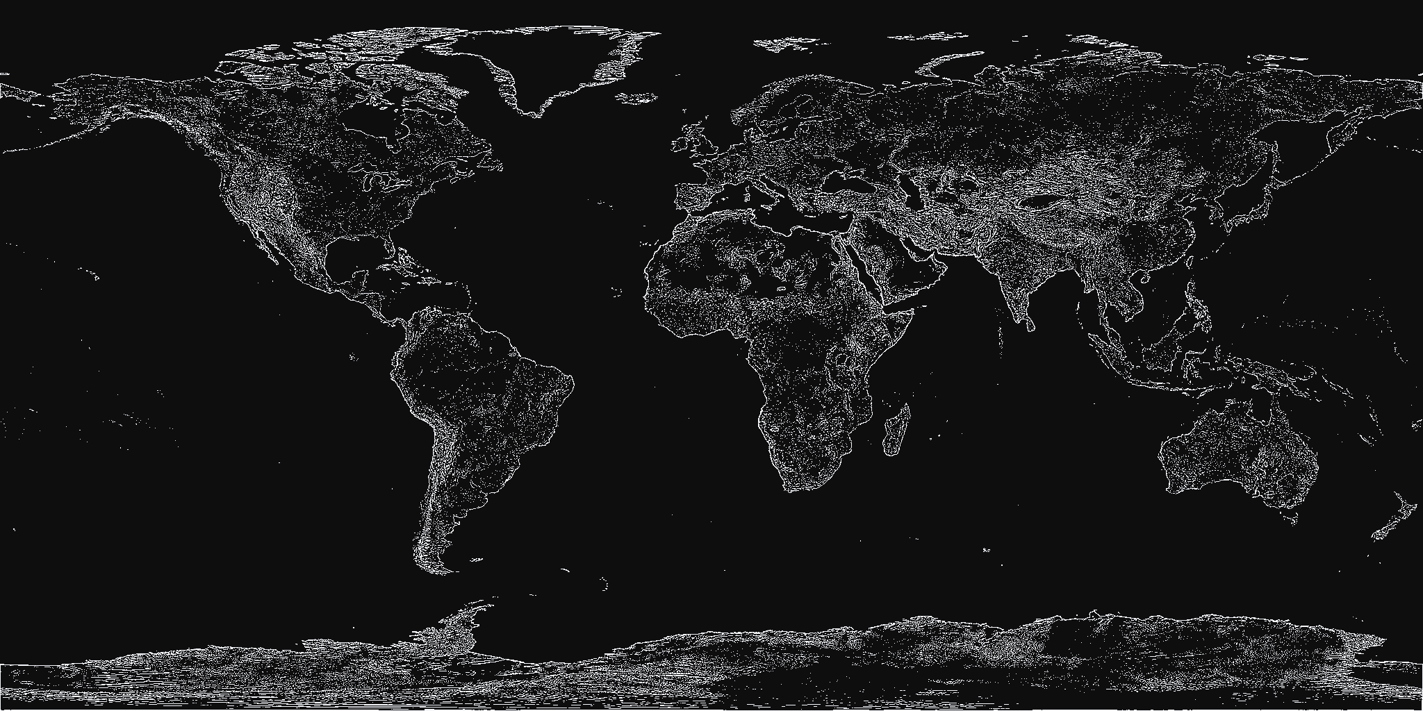 World linework basemap